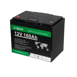 Купити Акумулятор CTECHI LiFePO4 12V 100Ah CT12.8V100AH