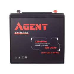 Купить Аккумулятор глубокого разряда LiFePO4 AGENT 12V 20Ah IFM12-200E2