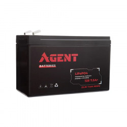 Купить Аккумулятор глубокого разряда LiFePO4 AGENT 12V 7.5Ah IFM12-75E2