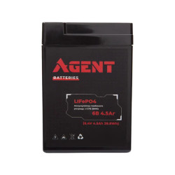 Купити Акумулятор глибокого розряду LiFePO4 AGENT 6.4V 4.5Ah