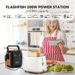 Купити Зарядна станція FlashFish A201 200W 172Wh 48000 mAh