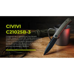 Купить Ніж складаний Civivi Cetos C21025B-3