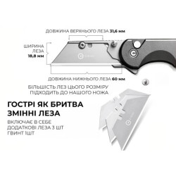Купити Ніж складаний Civivi Elementum Utility C23039B-4