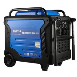 Buy Brevia generator Inverter gasoline 8.0kW (Nom 7.5kW) with electrical starter