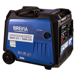 Buy BREVIA generator Inverter gasoline 6.0kW (Nom 5,5kW) with electrical starter