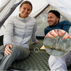 Buy Mattress inflatable over -light Naturehike cnh222dz018, oval green 183 cm