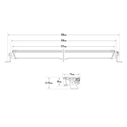 Купить Светодиодная балка Lazer GLIDE ELITE 0G18-EL-SM