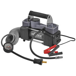 Купить Компрессор автомобильный Molder 12В, 10 Атм, 90 л/мин с зажимами АКБ MA25200