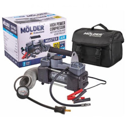 Купить Компрессор автомобильный Molder 12В, 10 Атм, 90 л/мин с зажимами АКБ MA25200