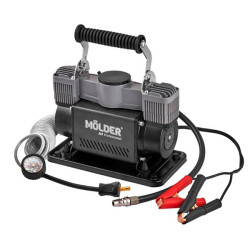 Купить Компрессор автомобильный Molder 12В, 10 Атм, 90 л/мин с зажимами АКБ MA25300