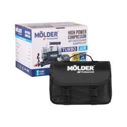 Купить Компрессор автомобильный Molder 12В, 10 Атм, 90 л/мин с зажимами АКБ MA25300