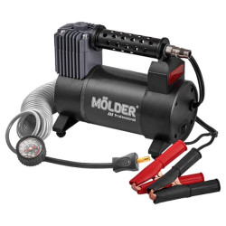 Купить Компрессор автомобильный Molder 12В, 170Вт, 10 Атм, 40 л/мин с зажимами АКБ MA25130