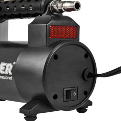 Купить Компрессор автомобильный Molder 12В, 170Вт, 10 Атм, 40 л/мин с зажимами АКБ MA25130