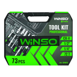 Buy Professional set of tools in the Winso Pro 1/2 ", 1/4" 72 T, CR-V, 73OD.