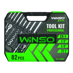 Buy Professional set of tools in the Winso Pro 1/2 Case, 1/4 "72 T, CR-V, 82OD.