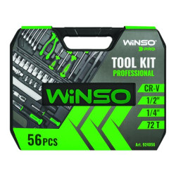 Buy Professional set of tools in the Winso Pro 1/2 Case, 1/4 "72t, CR-V, 56OD.