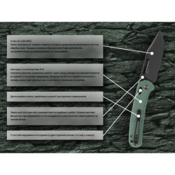 Buy Than a folding ganzo g768pt-gb blue-green, black blade