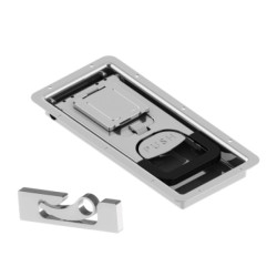 Купити Замок для фургона врізний, 246x121,5мм, Ø16,5мм Цинк Туреччина (1305316040)