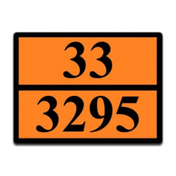 Купити Інформаційна табличка ADR &quot;Газовий конденсат 33-3295&quot; Bicma Bicma Цинк (2602991732)