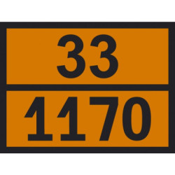 Купити Інформаційна табличка ADR &quot;Спирт етиловий 33-1170&quot; Bicma Bicma Цинк Італія (2602991756)