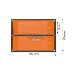 Купити Інформаційна табличка ADR для цифр, 400х300мм, Bicma Bicma Нерж Італія (2602991040)