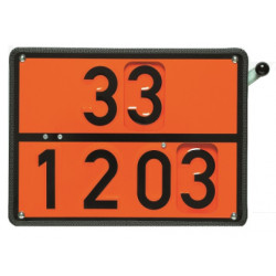 Купити Інформаційна табличка з перемикачем ADR &quot;Дизель 30-1202/Бензин 33-1203&quot; Bicma Bicma Нерж Італія (2601391452)