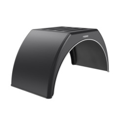 Buy Wing plastic on a trailer with a white strip Domar DK3120, B = 510 mm Domar plastic Italy (DK3120)