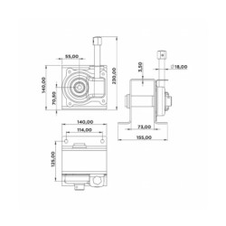 Купить Лебідка для запасного колеса Метал Туреччина (1206000000)