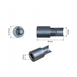 Купить Перехідник механізму натягу тенту, Ø27мм, квадрат Цинк Квадрат Італія (1802327070)