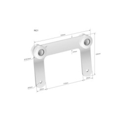 Купити Ролик бокової штори Ø30,5x26x160 SCHMITZ Цинк Польща (1804324289)