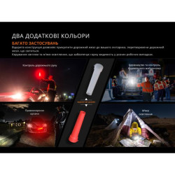 Buy Diffusion Filter Silicone Fenix ​​AOT-04 Red for Lantern PD, TK, WF, HT