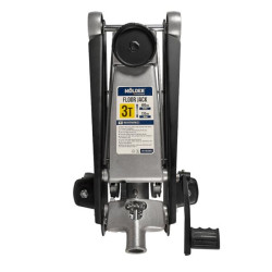 Купить Домкрат гидравлический подкатный Molder профессиональный с педалью 3т 130-490мм картонная упаковка 28кг