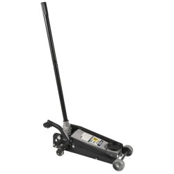 Купить Домкрат гидравлический подкатный Molder профессиональный с педалью 3т 130-490мм картонная упаковка 28кг