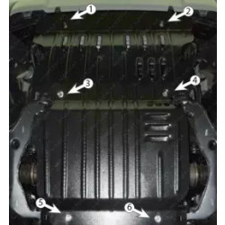 Купить Защита двигуна Mitsubishi L200 от 2015 - A