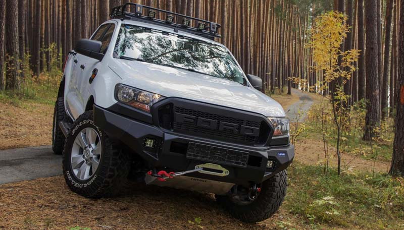 Передній силовий бампер Rival для Ford Ranger купити в Україні ціна