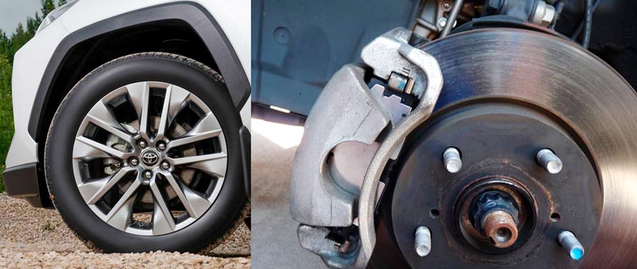 Тормозная система Toyota Rav4 купить тормозные колодки в Украине цена