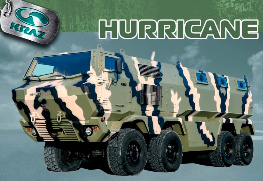 "Ураган" - багатоцільовий модульний колісний броньований автомобіль від КрАЗ купити оснащення в Україні вартість з доставкою