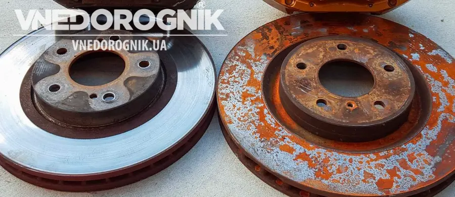 Коррозия тормозных дисков купить новые диски тормозные в Украине цена