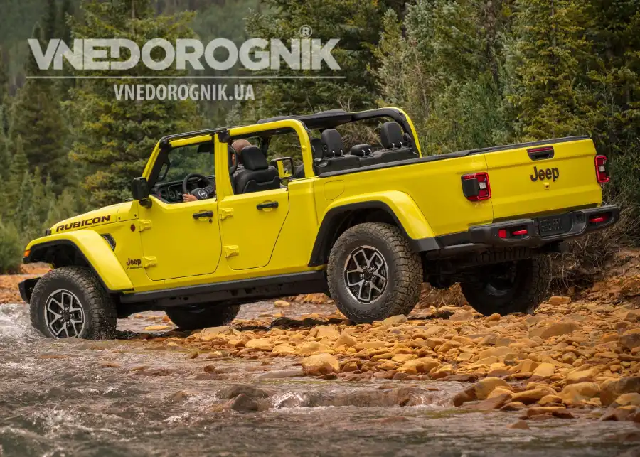Рестайлінг Jeep Gladiator 2024 купити запчастини для тюнінгу Україна кунг ролет