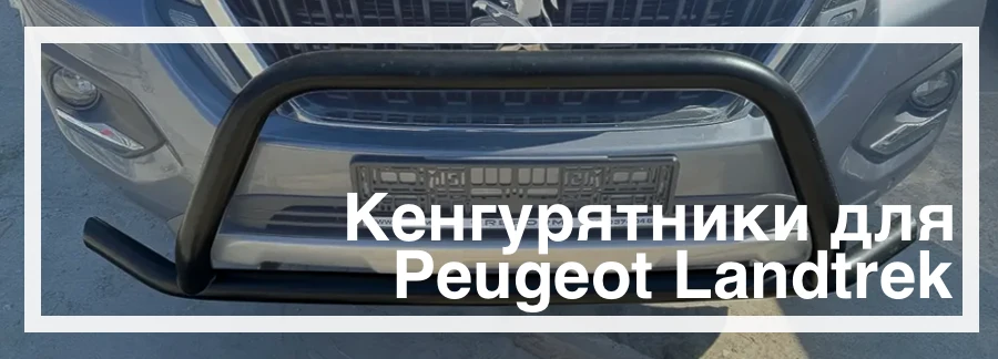Силовой бампер Peugeot Landtrek купить кенгурятник Украина цена