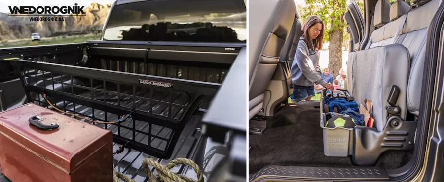 Органайзери та багажні перегородки для пікапа та позашляховика