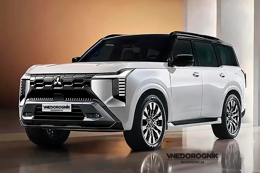 Концепт Mitsubishi XFC, що демонструє майбутній дизайн Pajero. Футуристичний концепт-кар Mitsubishi XFC Concept з T-подібною оптикою, який є прообразом для дизайну нового Pajero.