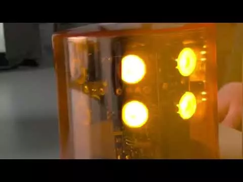 Світлодіодний маяк Стріла 16 LED жовтий - Маяки проблискові